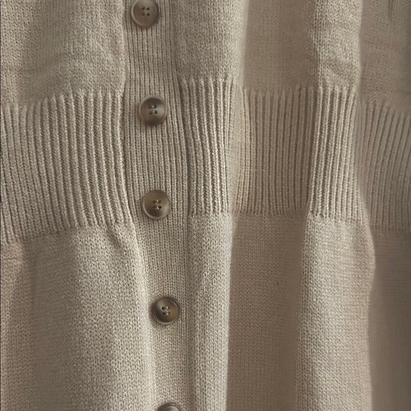 Tan Button-Up Dress - Picture 3 of 4